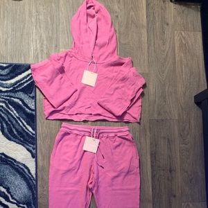 Kittenish Dallas Orchid Jogger set